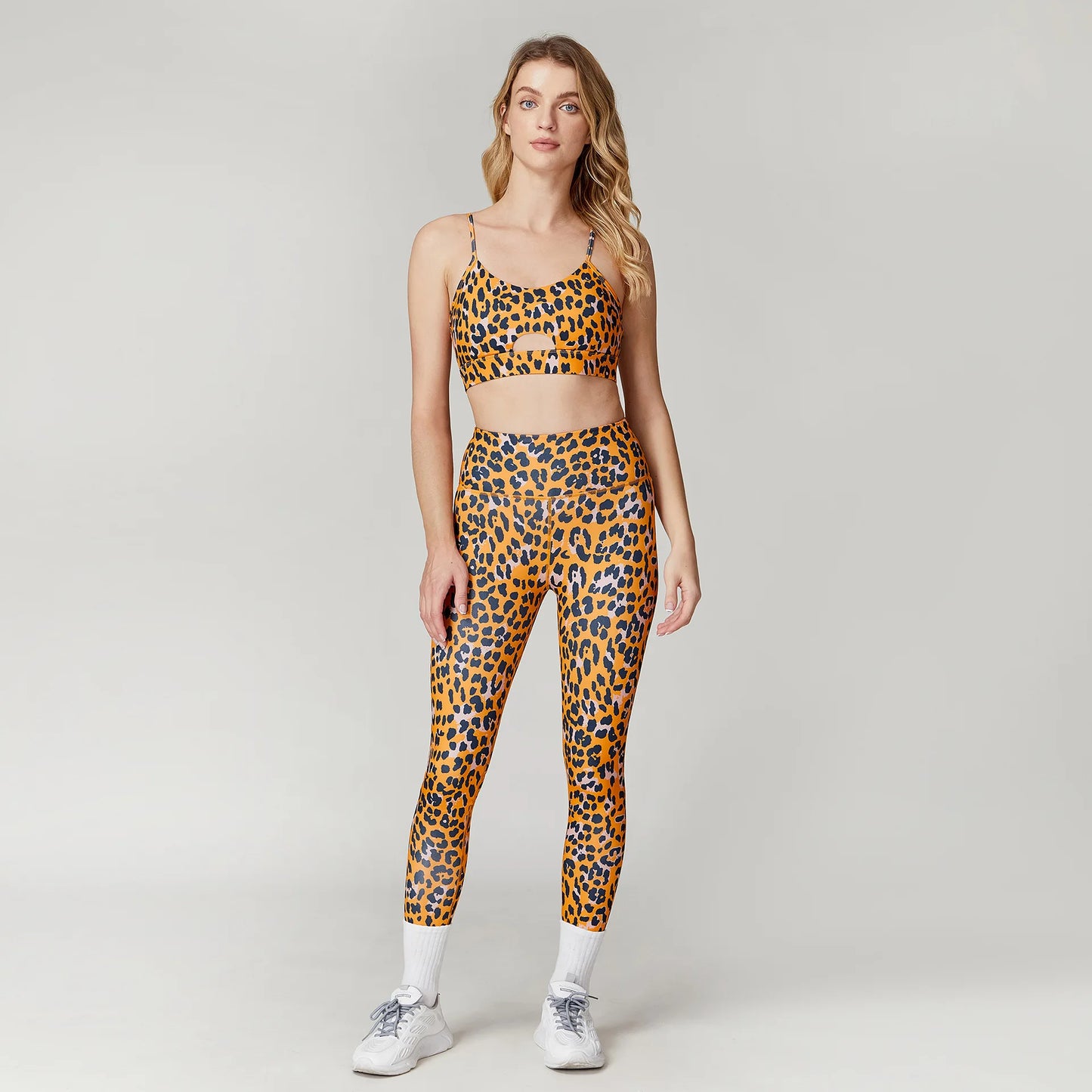 Savannah Sculpt Leopard Performance Yoga Set