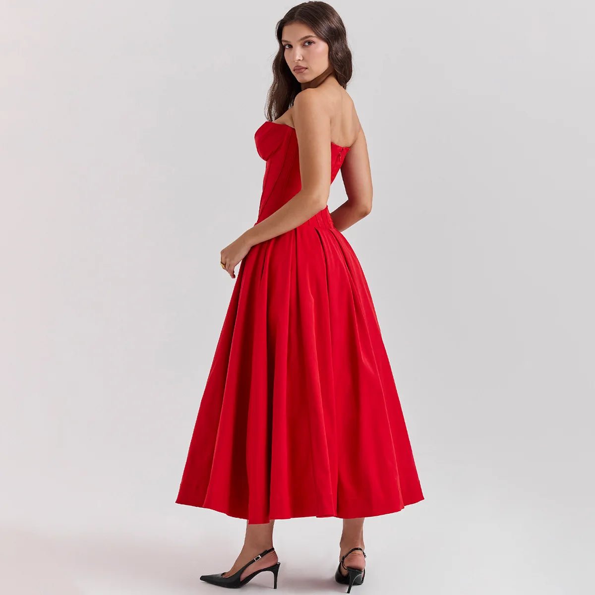 Scarlett Strapless Fit & Flare Dress - Saint Parsons