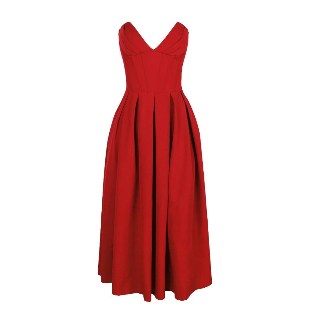 Scarlett Strapless Fit & Flare Dress - Saint Parsons