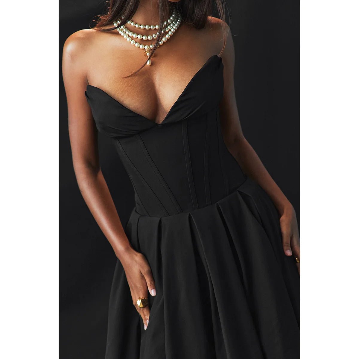 Scarlett Strapless Fit & Flare Dress - Saint Parsons