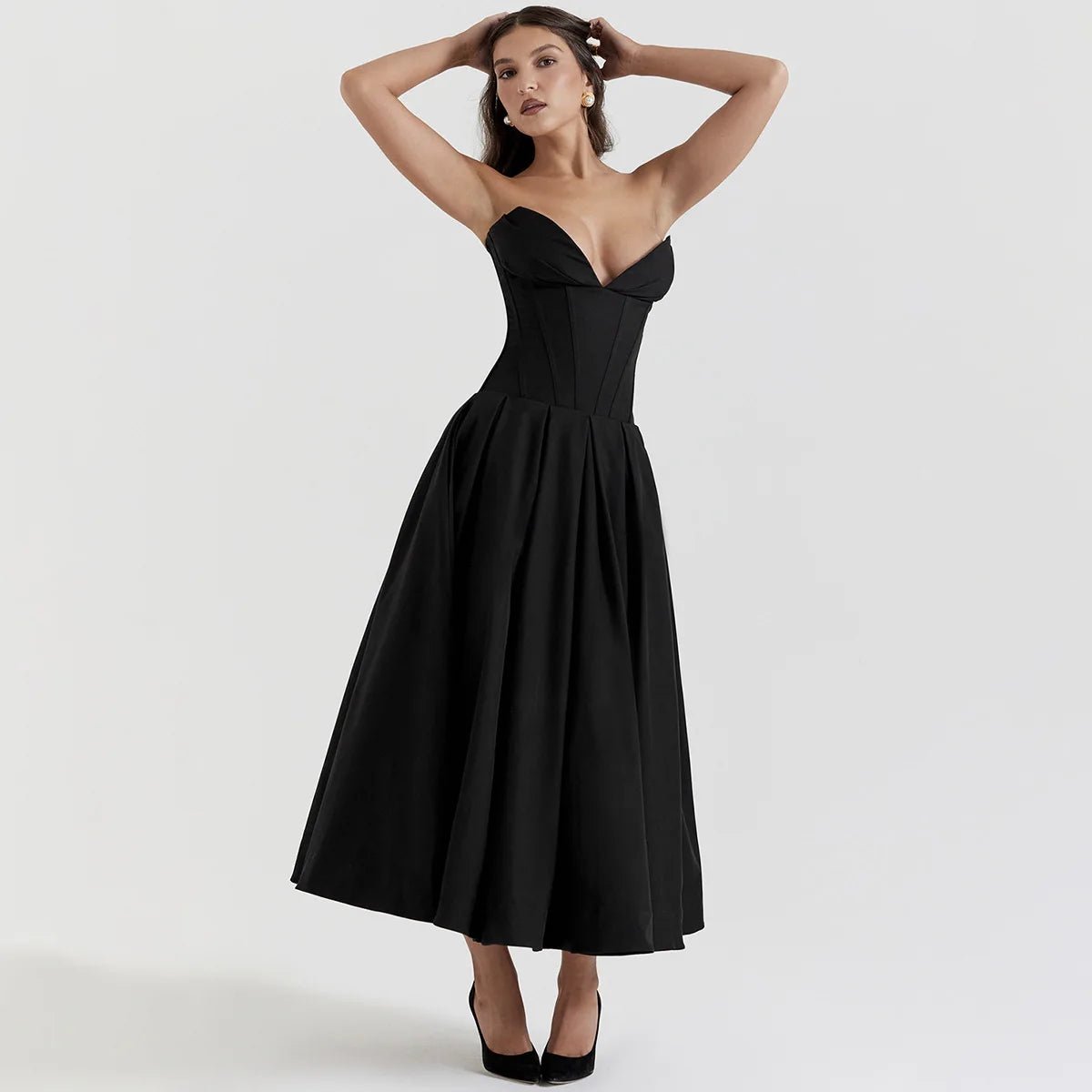 Scarlett Strapless Fit & Flare Dress - Saint Parsons
