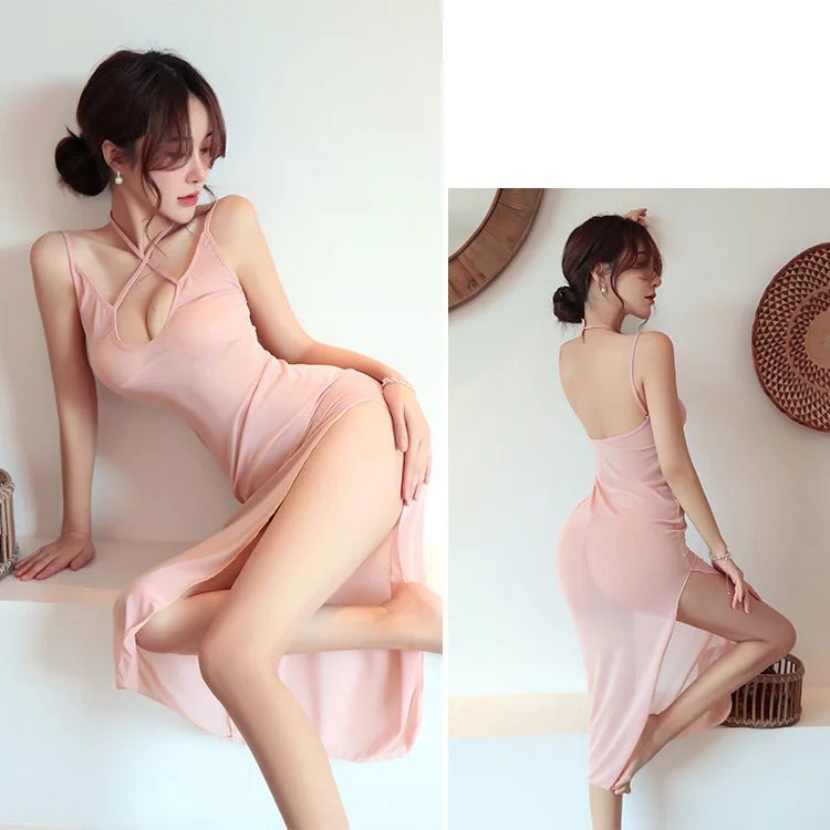 Sexy Perspective Nightclub Dress Thin Cute Long Skirt Womens Dresses Dresses For Formal Occasions Summer Cosplay Party Dresses - Saint Parsons