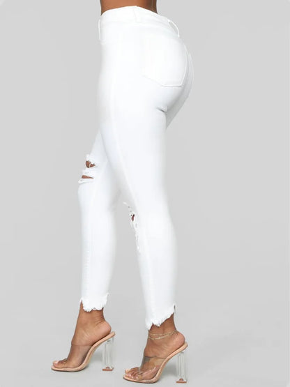 Scarlett Edge Sculpt Ripped Skinny Jeans