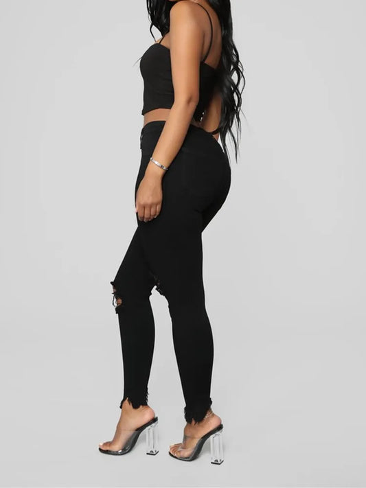 Scarlett Edge Sculpt Ripped Skinny Jeans