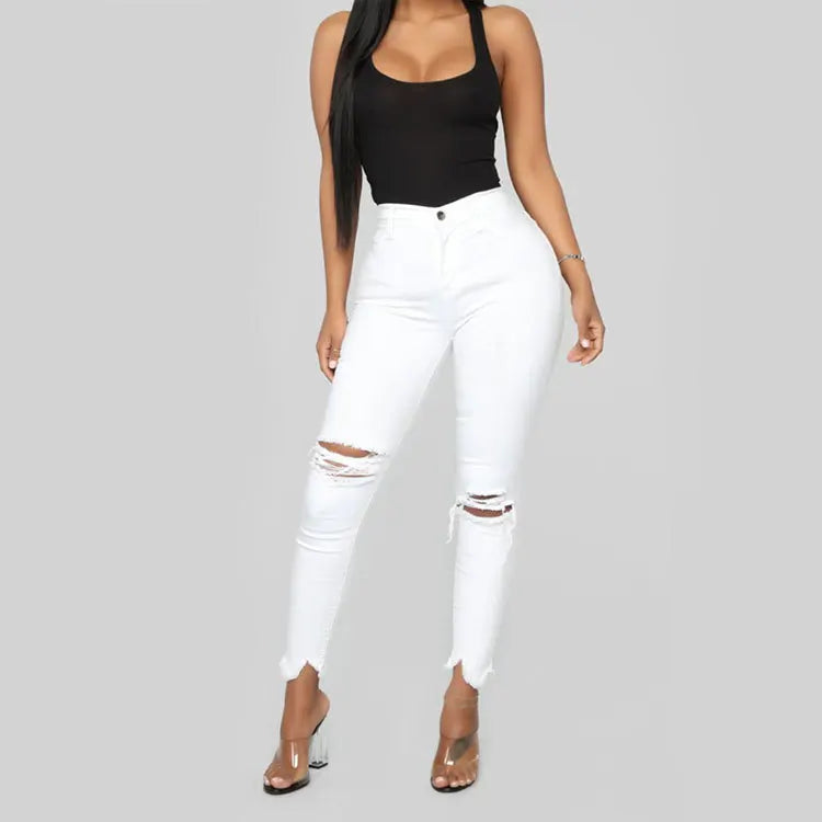 Scarlett Edge Sculpt Ripped Skinny Jeans