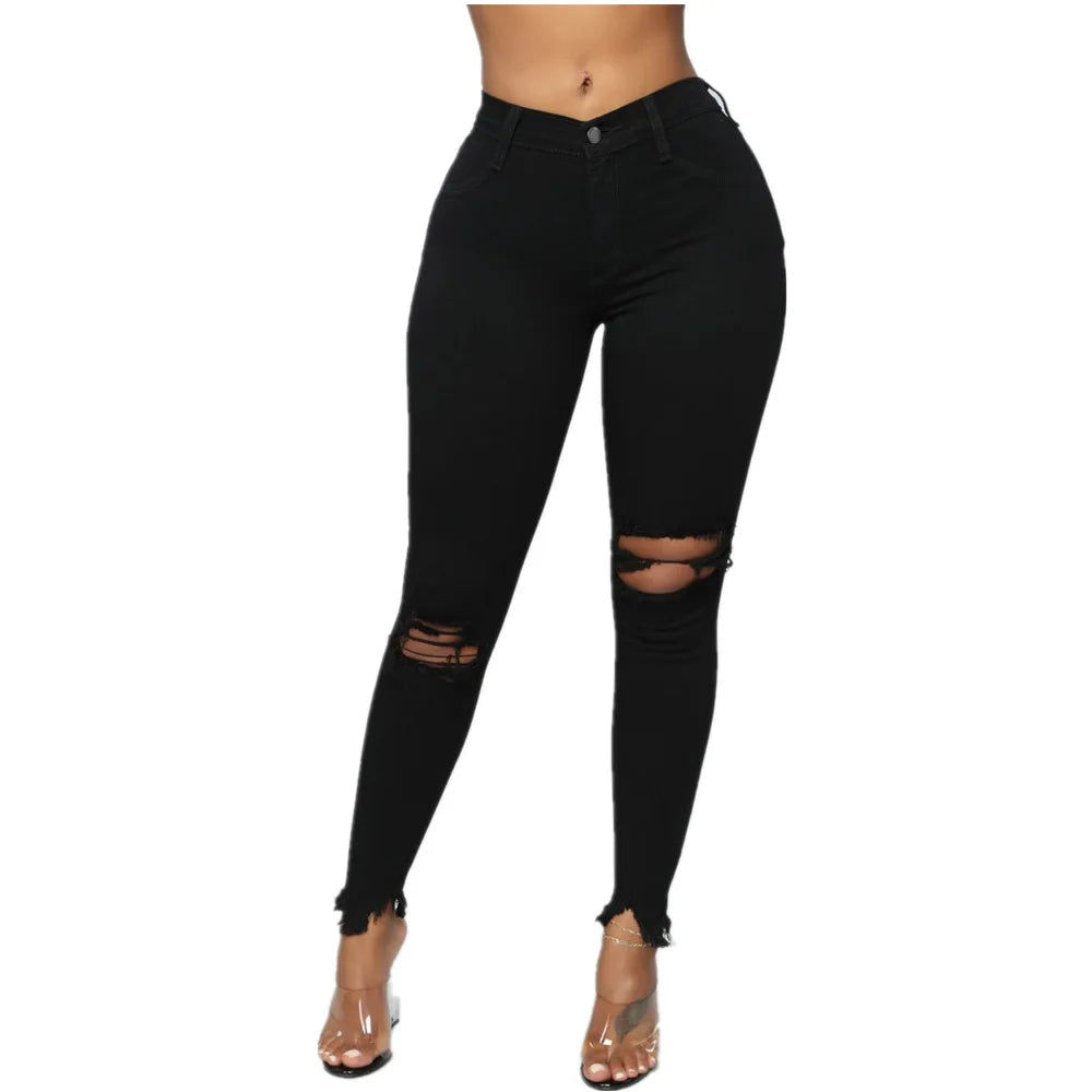 Scarlett Edge Sculpt Ripped Skinny Jeans