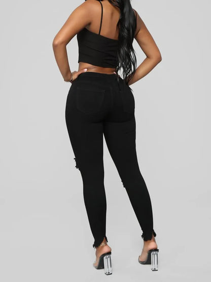 Scarlett Edge Sculpt Ripped Skinny Jeans