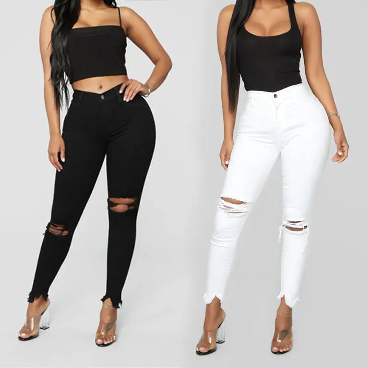 Scarlett Edge Sculpt Ripped Skinny Jeans