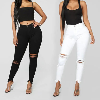 Scarlett Edge Sculpt Ripped Skinny Jeans