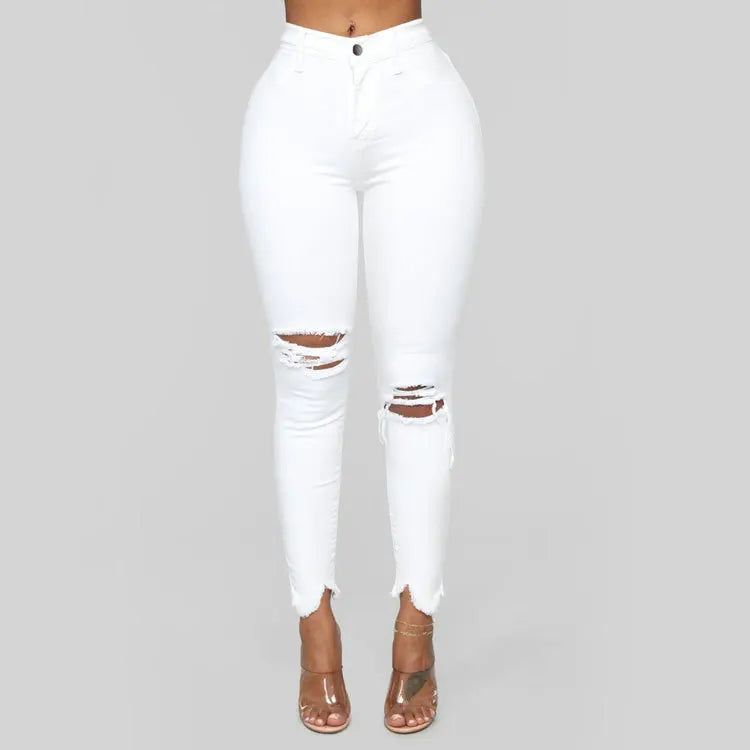 Scarlett Edge Sculpt Ripped Skinny Jeans