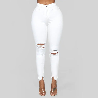 Scarlett Edge Sculpt Ripped Skinny Jeans