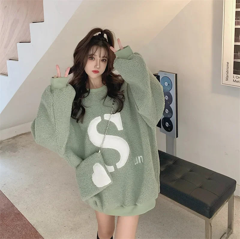 Aria Cozy Fleece Lounge Pullover