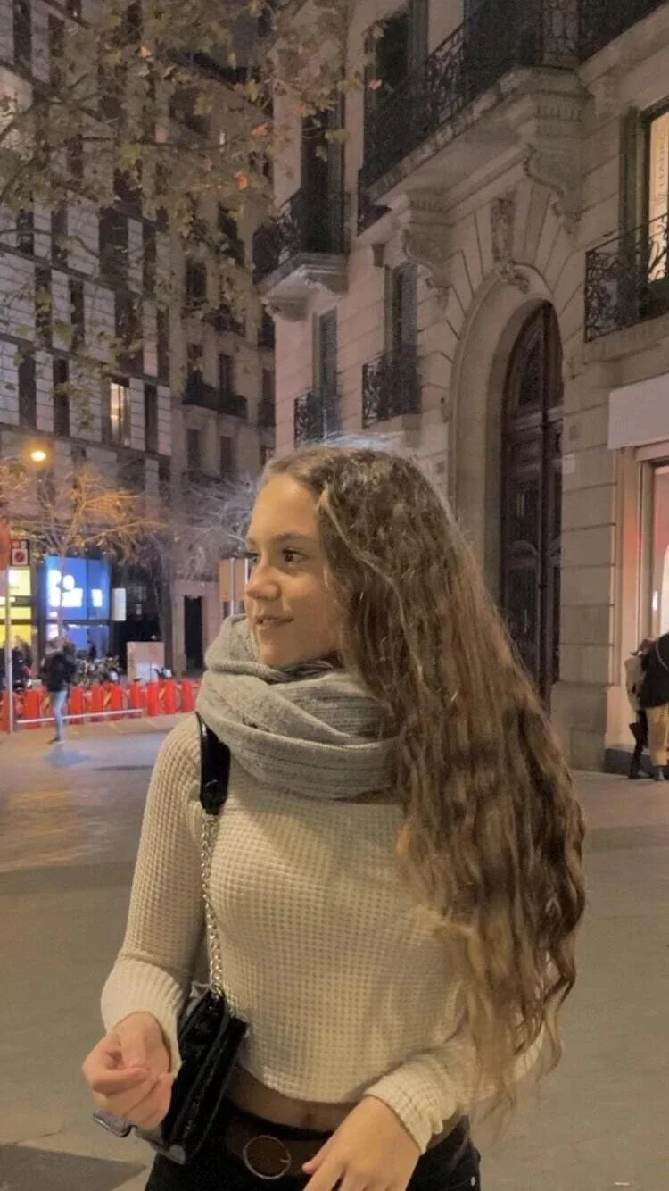 Nova Knit Long Sleeve Crop Top