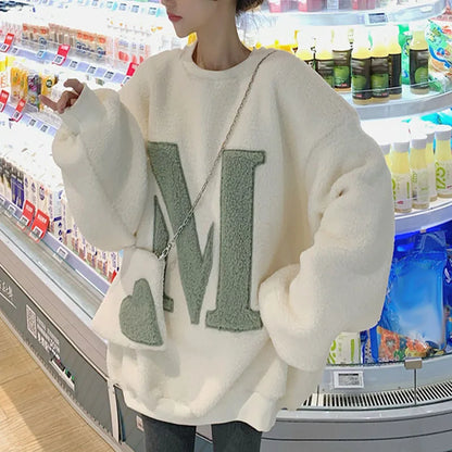 Aria Cozy Fleece Lounge Pullover