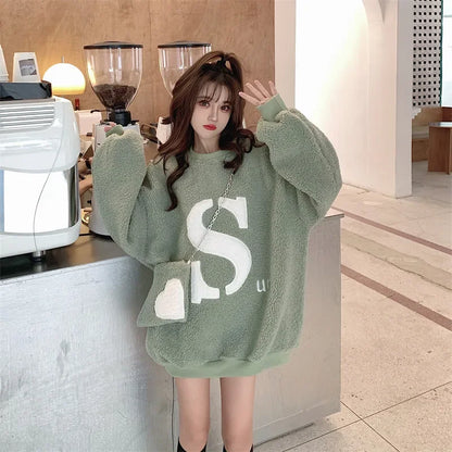 Aria Cozy Fleece Lounge Pullover