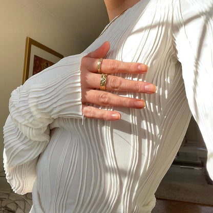 Nova Sculpt Ruched Long Sleeve Crop Top