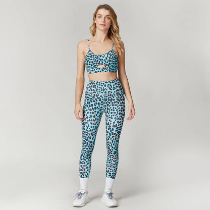 Savannah Sculpt Leopard Performance Yoga Set