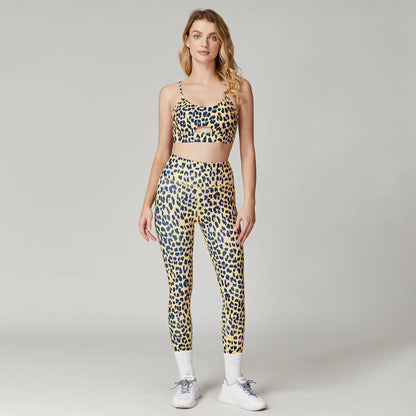 Savannah Sculpt Leopard Performance Yoga Set