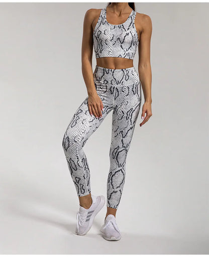 Savannah Sculpt Leopard Performance Yoga Set