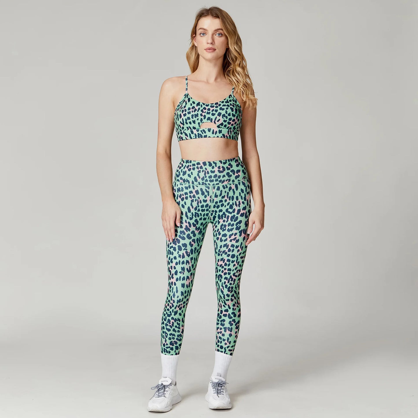 Savannah Sculpt Leopard Performance Yoga Set