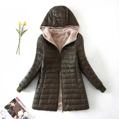 Sienna Cozy Hooded Wool Blend Winter Coat