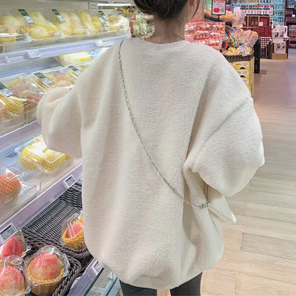 Aria Cozy Fleece Lounge Pullover