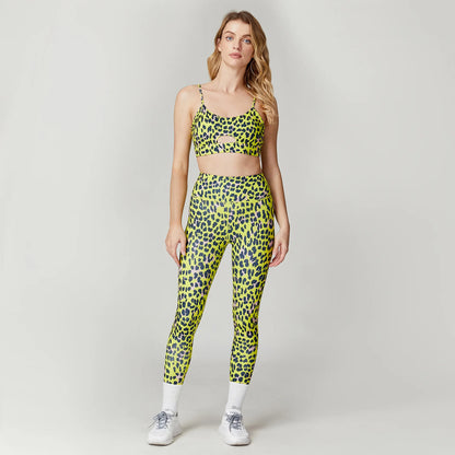 Savannah Sculpt Leopard Performance Yoga Set