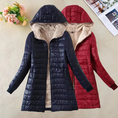 Sienna Cozy Hooded Wool Blend Winter Coat