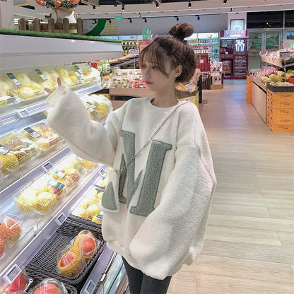 Aria Cozy Fleece Lounge Pullover