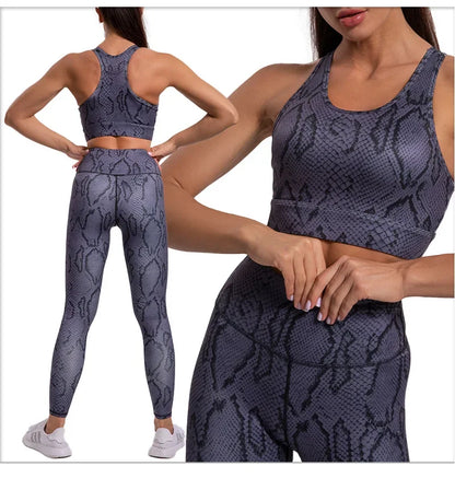 Savannah Sculpt Leopard Performance Yoga Set