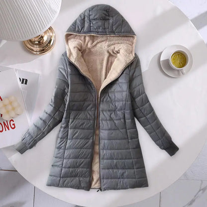 Sienna Cozy Hooded Wool Blend Winter Coat