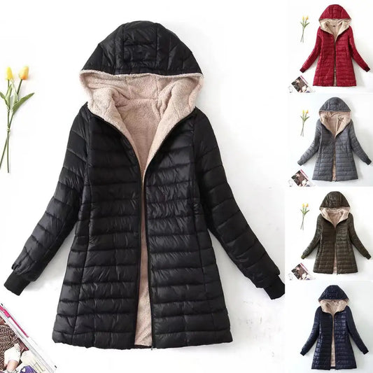 Sienna Cozy Hooded Wool Blend Winter Coat
