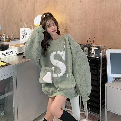 Aria Cozy Fleece Lounge Pullover