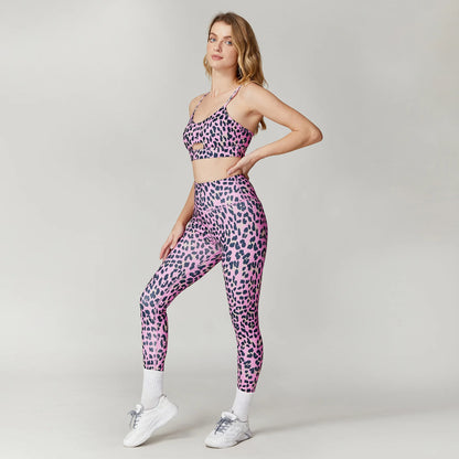 Savannah Sculpt Leopard Performance Yoga Set