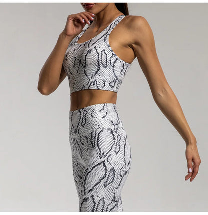 Savannah Sculpt Leopard Performance Yoga Set