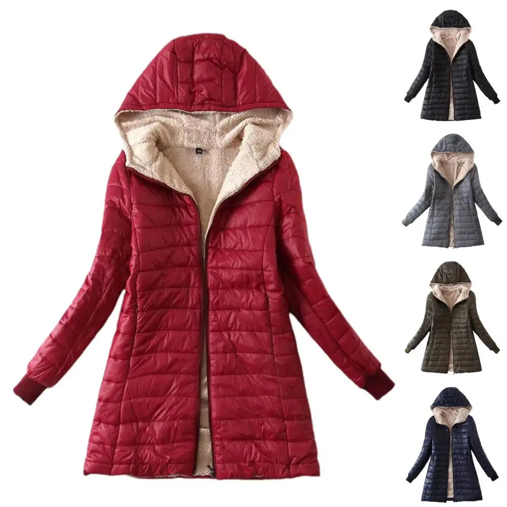 Sienna Cozy Hooded Wool Blend Winter Coat