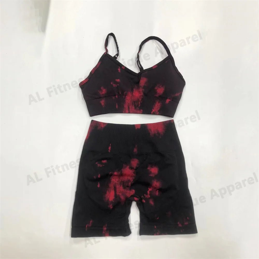 Civil Gym Bodybuilding Fitness Women's Tracksuit Sports Outfit Sportwear Woman Yoga Clothing Darc Workout 2 Piece Yoga Sets - Saint Parsons