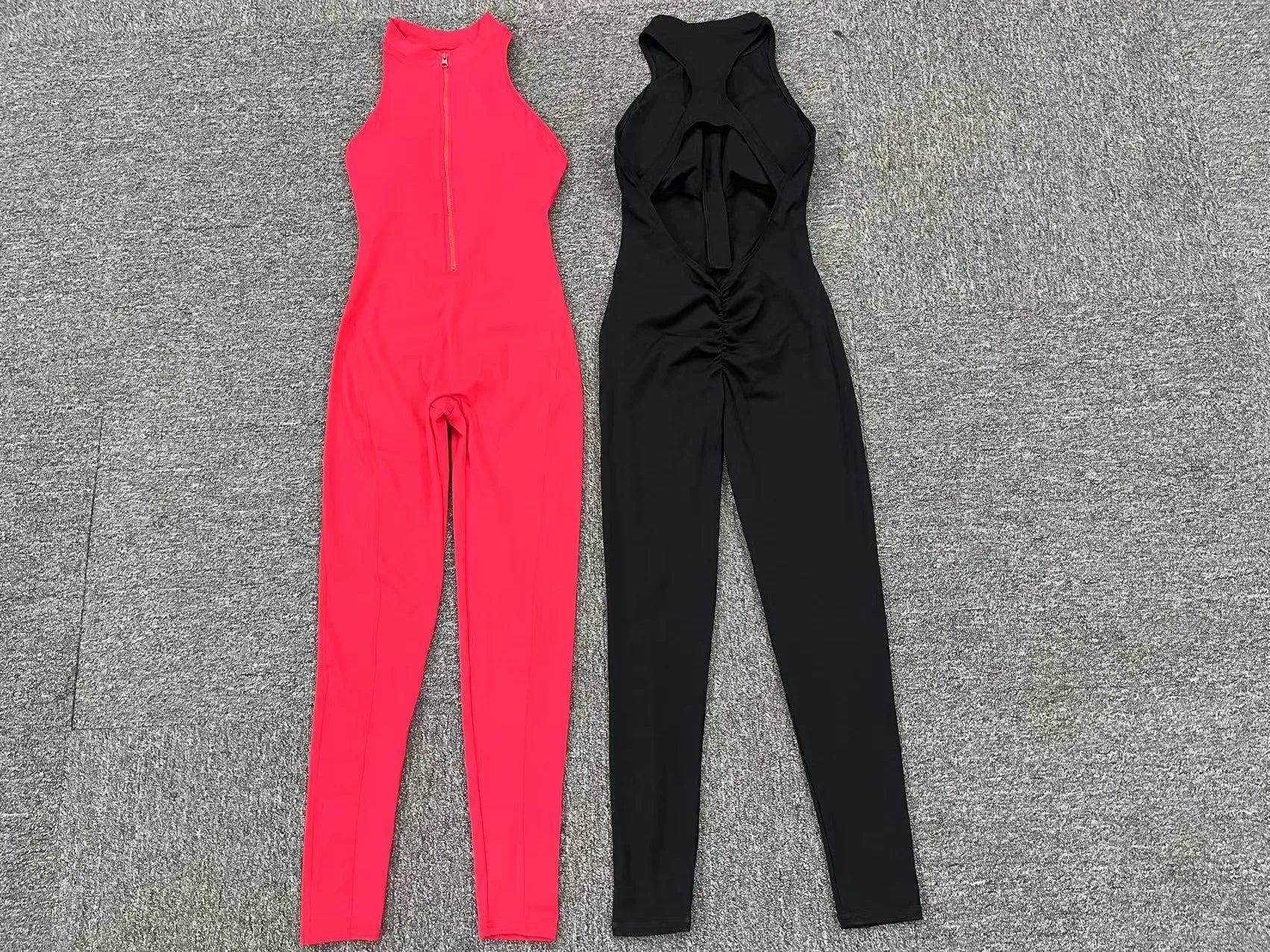 Nova Sculpt Backless Fitness Jumpsuit - Saint Parsons