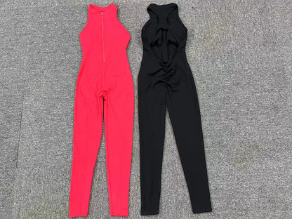 Nova Sculpt Backless Fitness Jumpsuit - Saint Parsons