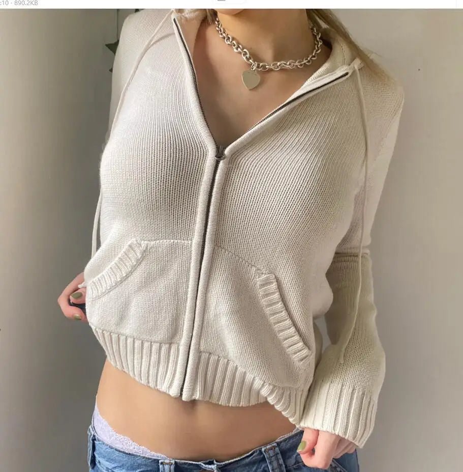 Nova Zip - Up Y2K Hoodie - Saint Parsons