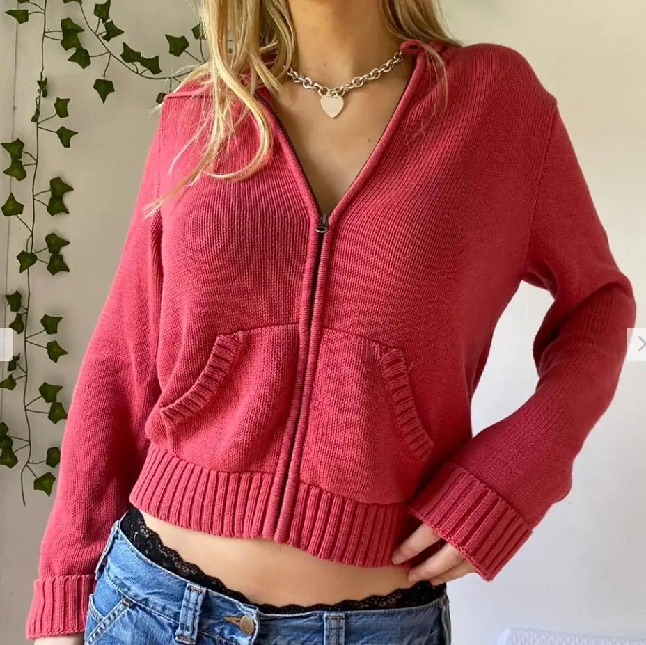 Nova Zip - Up Y2K Hoodie - Saint Parsons