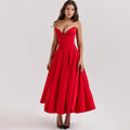 Scarlett Strapless Corset Midi Dress