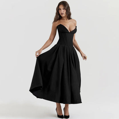 Scarlett Strapless Fit & Flare Dress - Saint Parsons